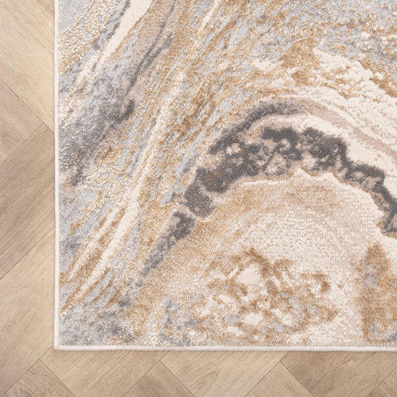 Marble Rug - Leonore Noce Cream/Brown