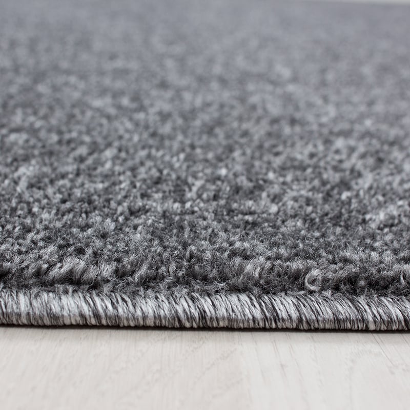 Low Pile Floor Rug - Asa Grey