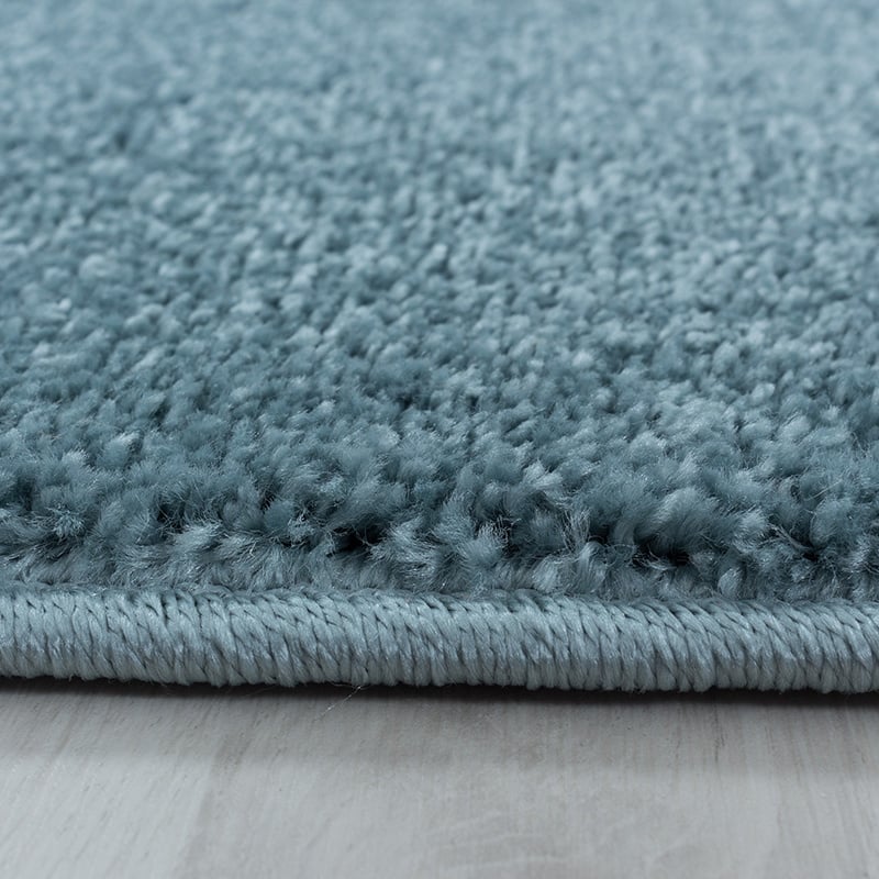 Low-pile floor rug - Smoothly Blue