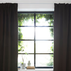 Luxury blackout curtains - Brown - Hooks