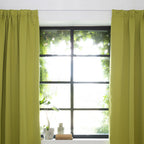 Luxury blackout curtains - Mint - Hooks