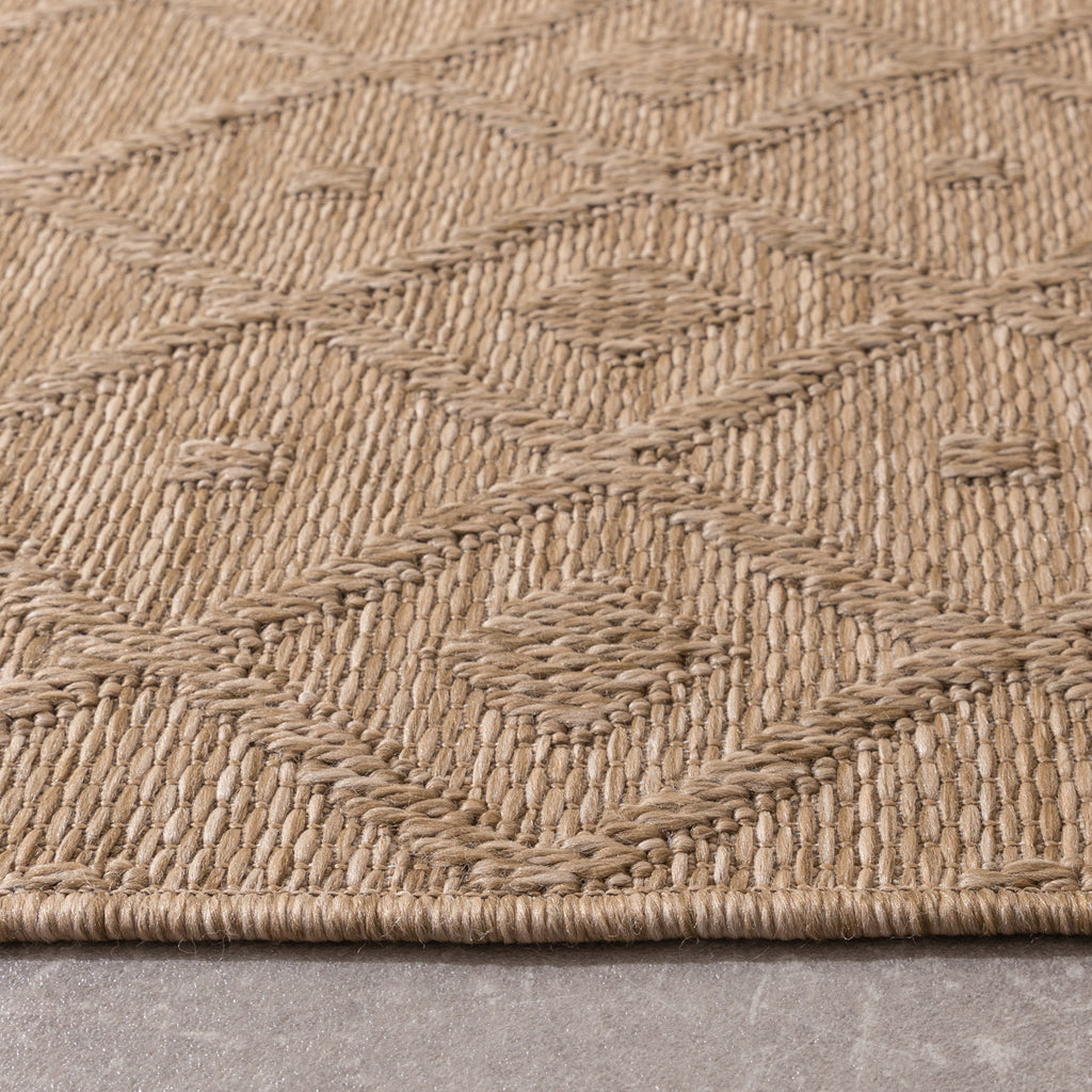 Indoor & outdoor rug - Dunes Geo Brown