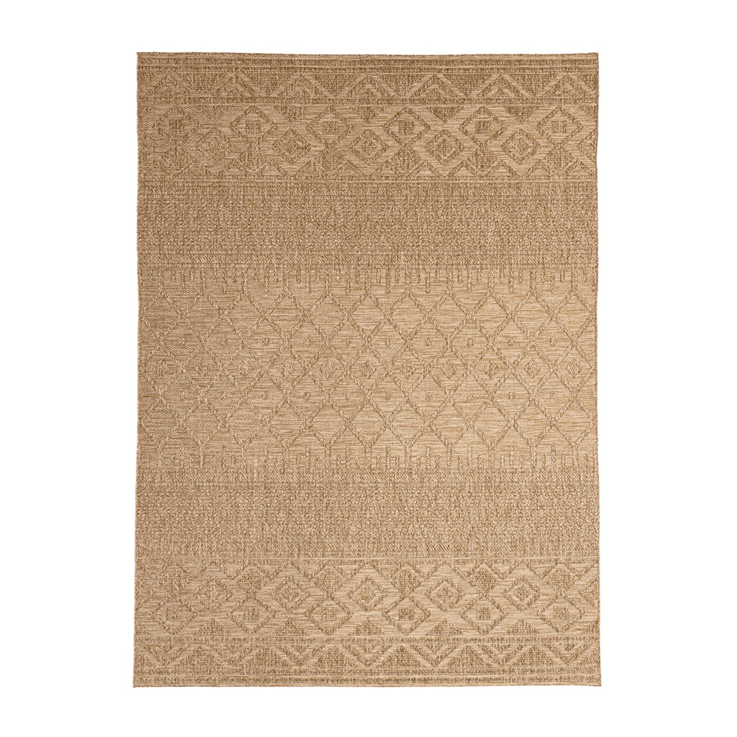 Indoor & outdoor rug - Dunes Geo Brown