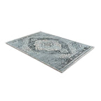 Vintage rug – Aqua blue/light blue