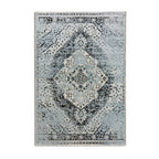 Vintage rug – Aqua blue/light blue