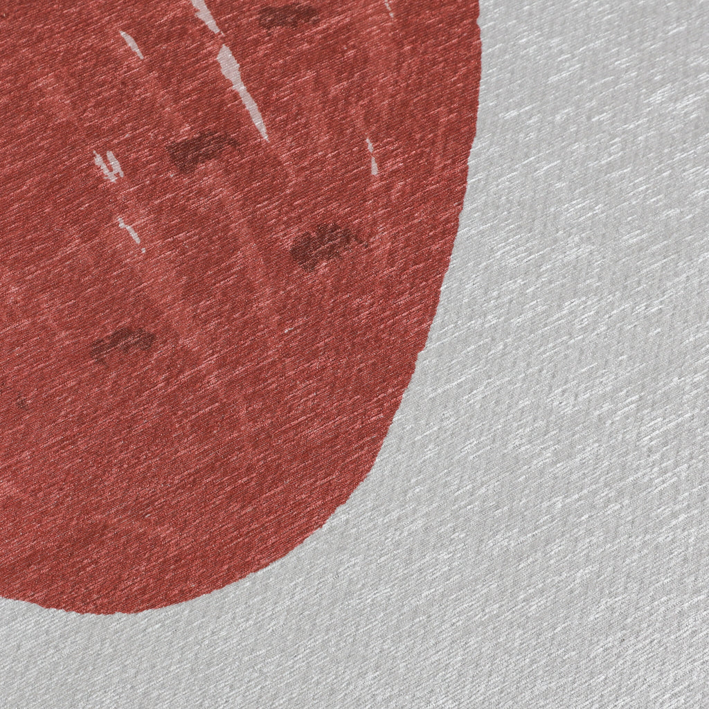 Washable children's rug - Mick Aardbei Red