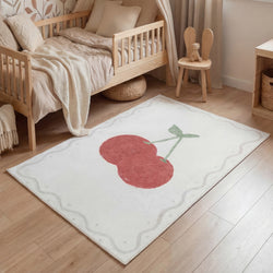 Washable children's rug - Mick Cherry Red
