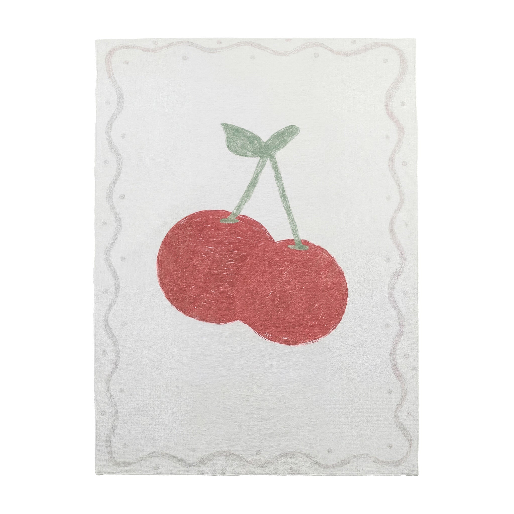 Washable children's rug - Mick Cherry Red