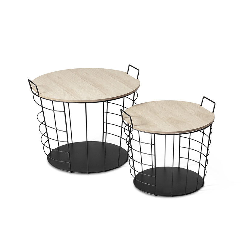 Round side table - Lennart 2/set
