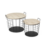 Round side table - Lennart 2/set