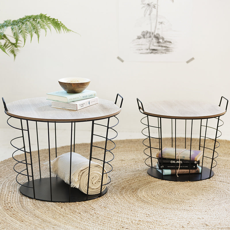 Round side table - Lennart 2/set