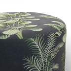 Velvet pouf - Beau Deluxe Banana leaf