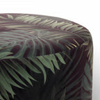 Velvet pouf - Beau Deluxe Palm leaf