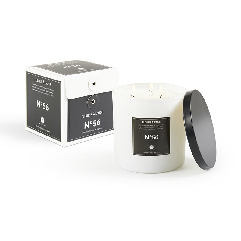 Luxury scented candle - Nº56 Jasmine/Blossom