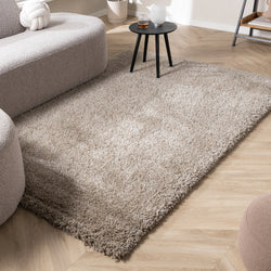 Luxury high-pile rug - Yves Taupe