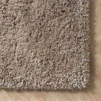 Luxury high-pile rug - Yves Taupe