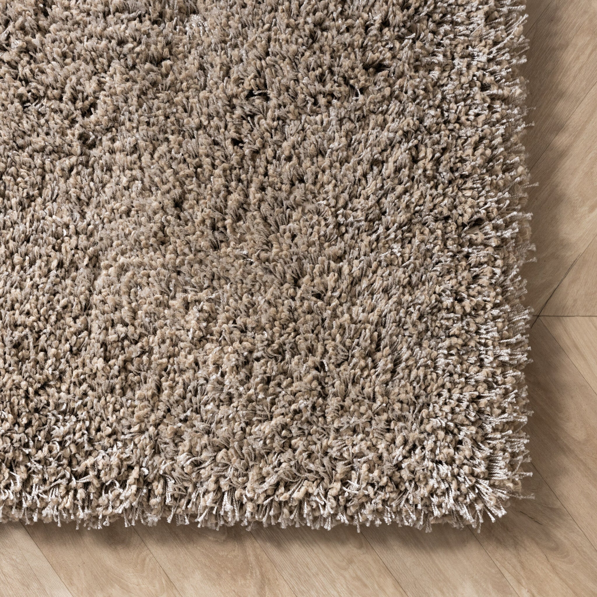 Luxury high-pile rug - Yves Taupe