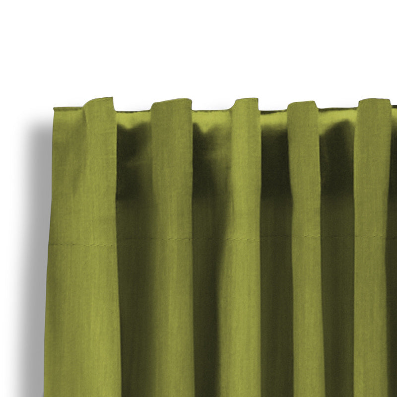 Luxury blackout curtains - Mint - Hooks