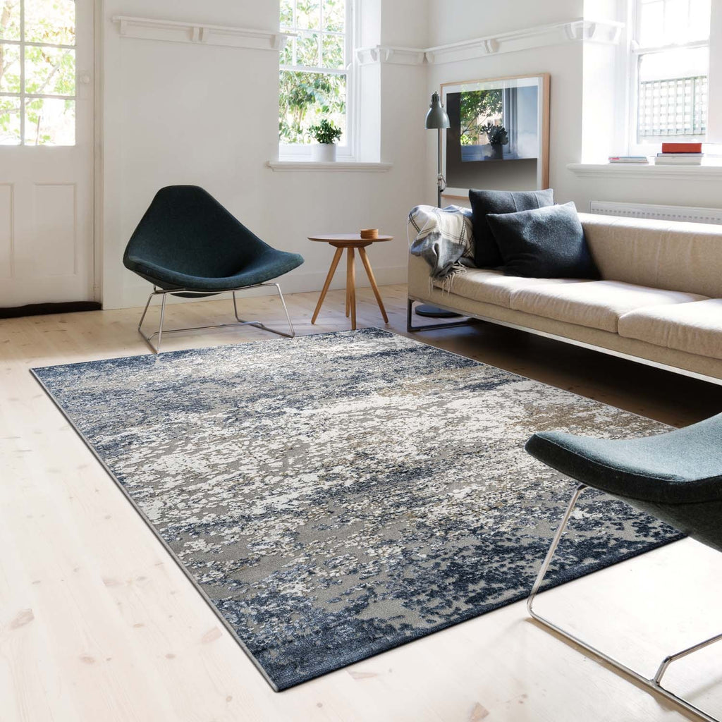 Modern rug - Carlton Blue 7777