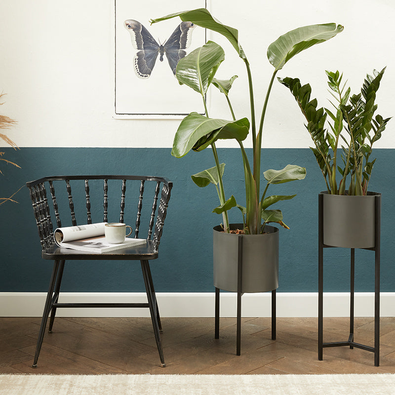 Planter - Delphine Black High