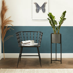 Planter - Delphine Black High