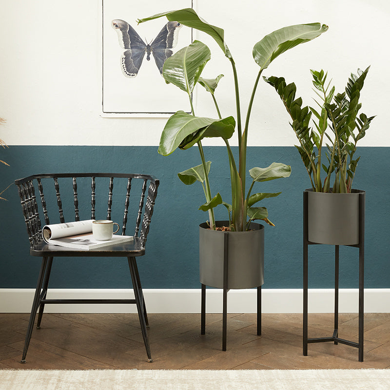 Planter - Delphine Black Low