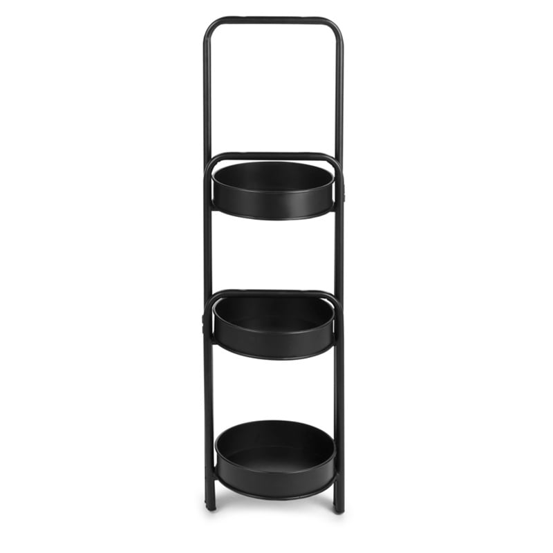Metal planter - Rose Trap black