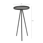 Side table - Amiens Black Low
