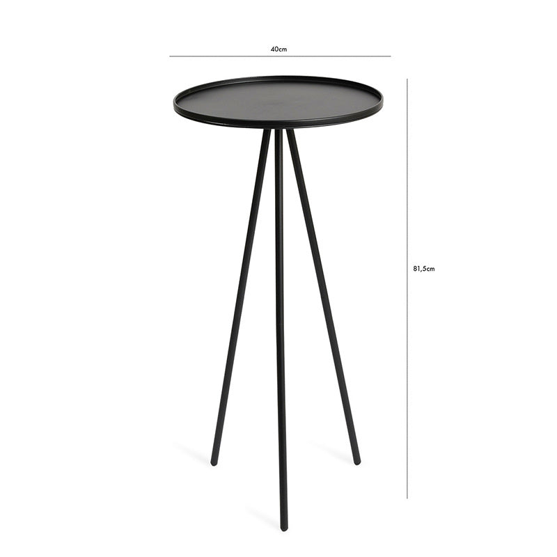 Side table - Amiens Black Low
