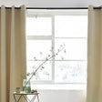 Luxury blackout curtains - Beige - Rings