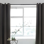 Luxury blackout curtains - Dark Taupe - Rings