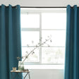 Luxury blackout curtains - Teal - Rings