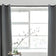 Luxury blackout curtains - Silver grey - Rings