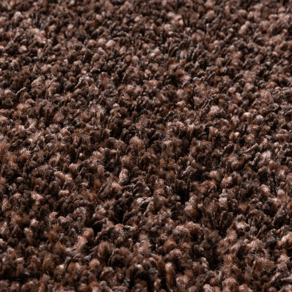 Round high-pile rug - Yves Brown
