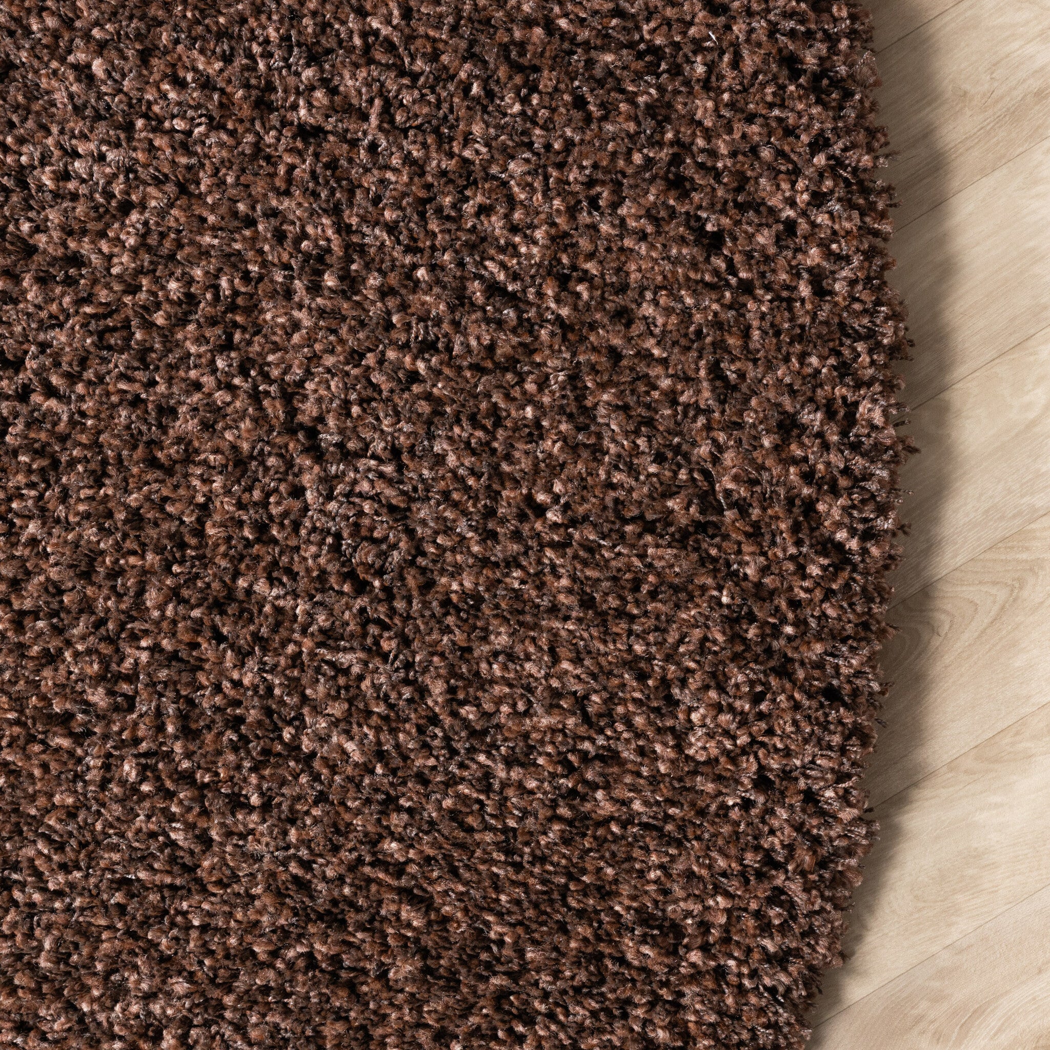 Round high-pile rug - Yves Brown