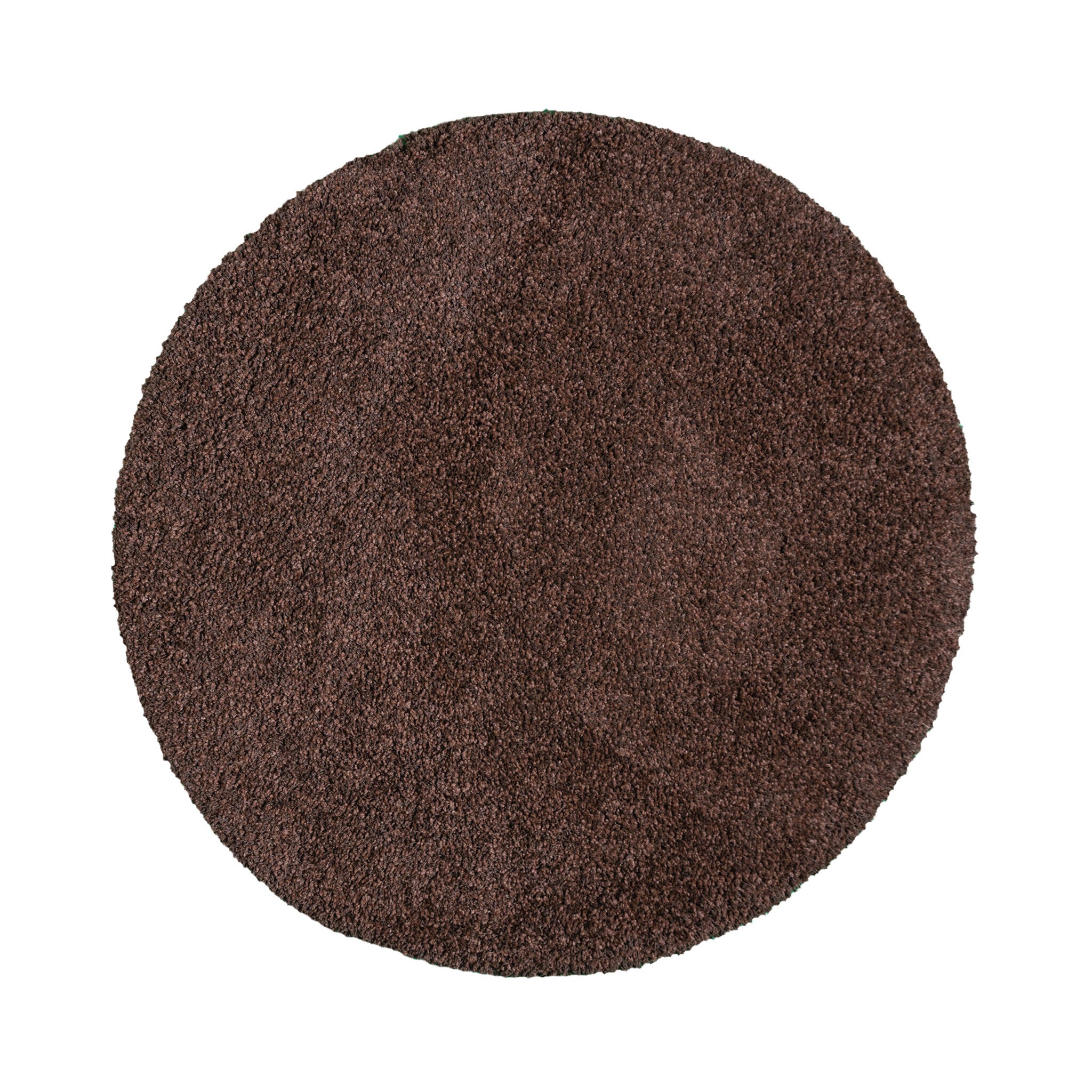 Round high-pile rug - Yves Brown