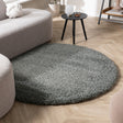 Round high-pile rug - Yves Green
