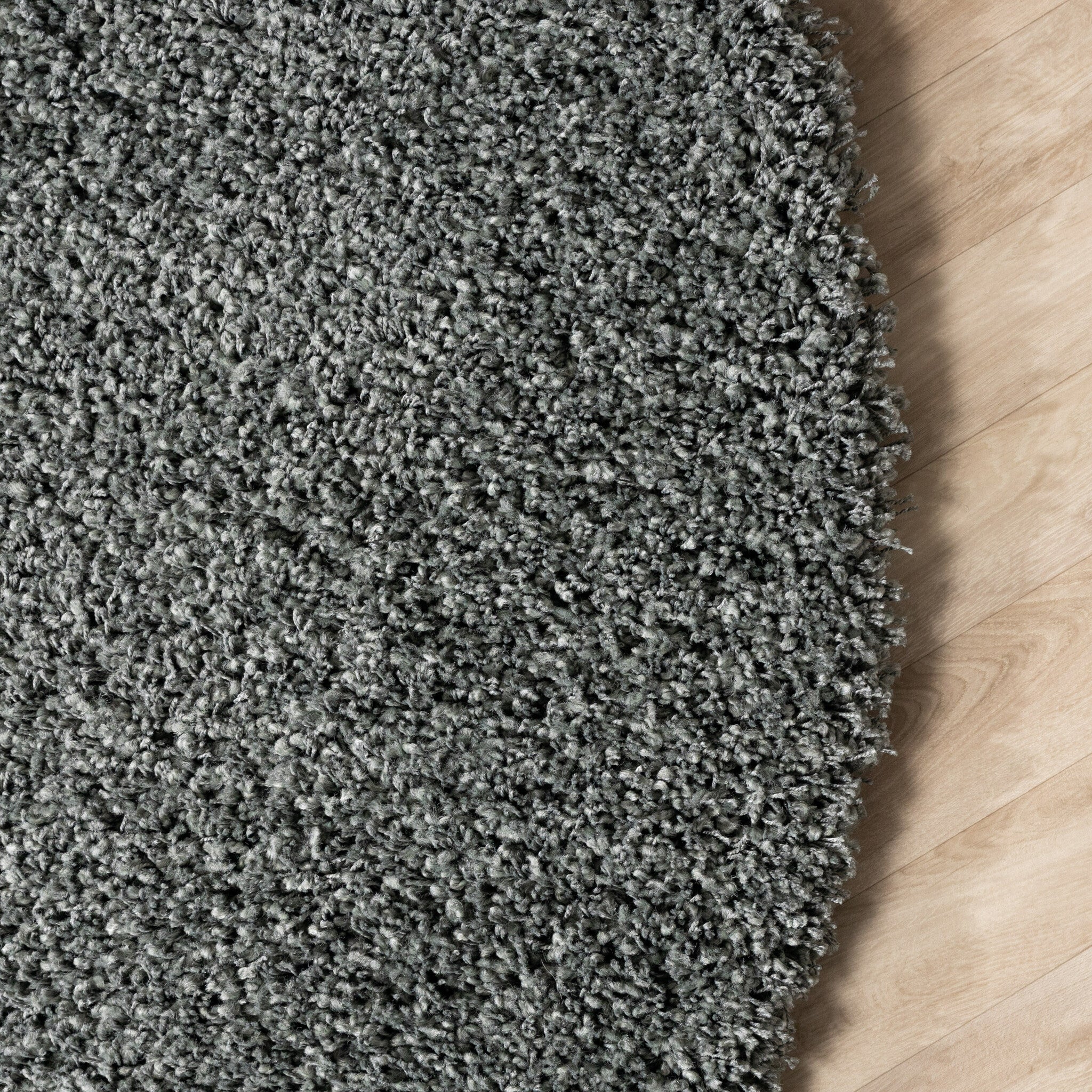 Round high-pile rug - Yves Green