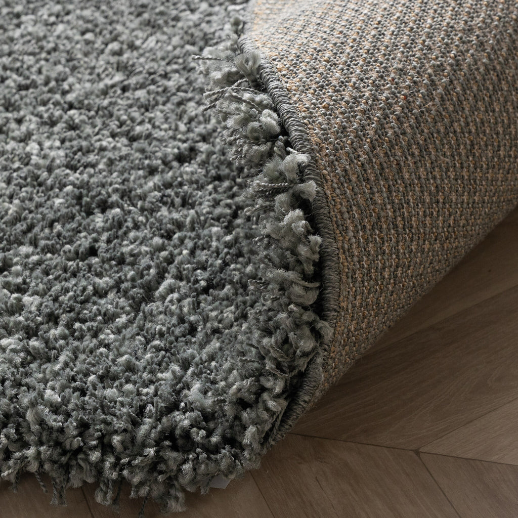 Round high-pile rug - Yves Green