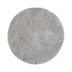 Round high-pile rug - Yves Light grey