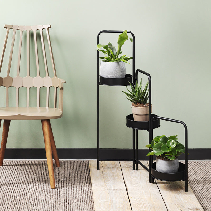 Metal planter - Rose Trap black