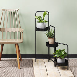 Metal planter - Rose Trap black