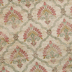 Vintage rug - Sage Grid Green