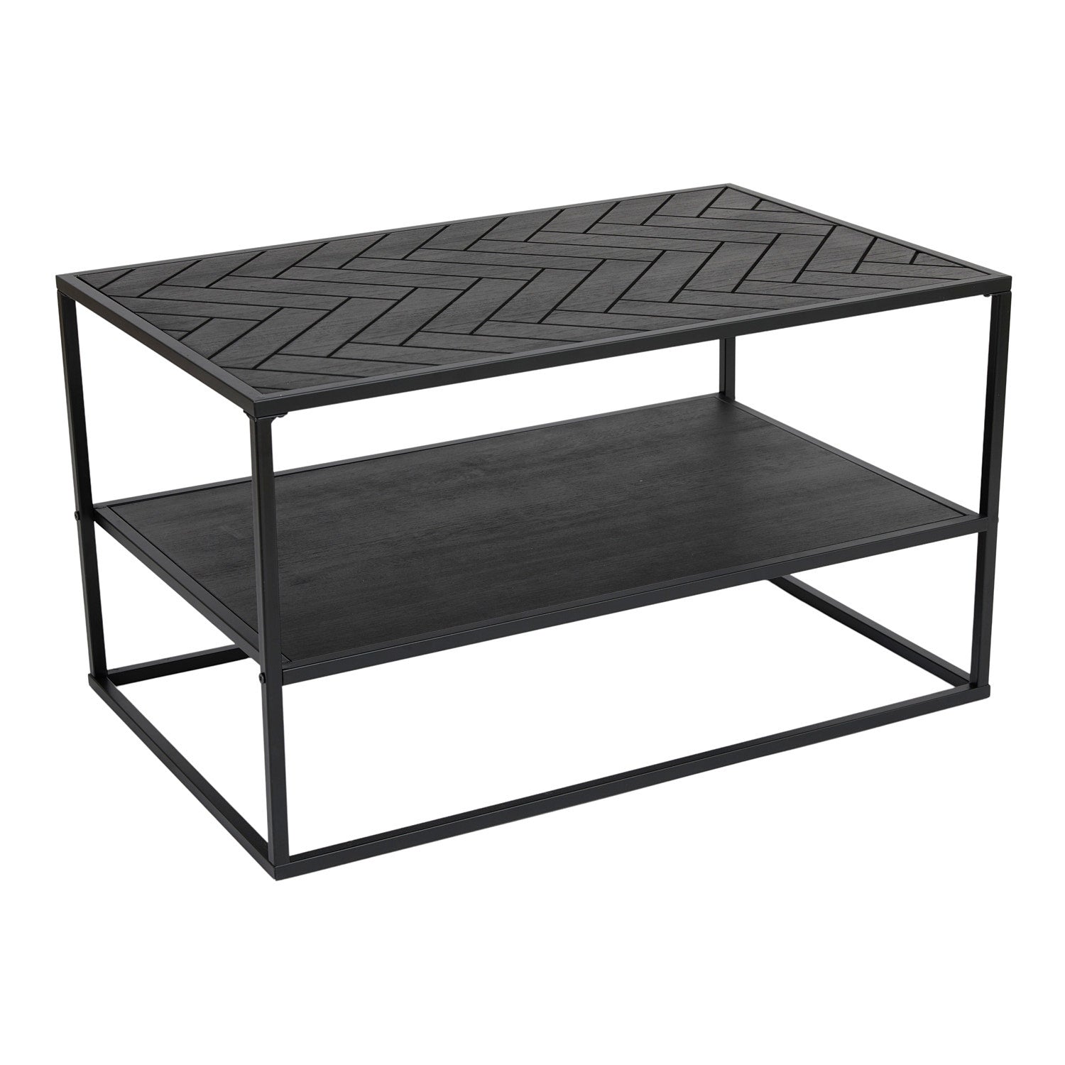 Coffee table - Dijon Herringbone Black