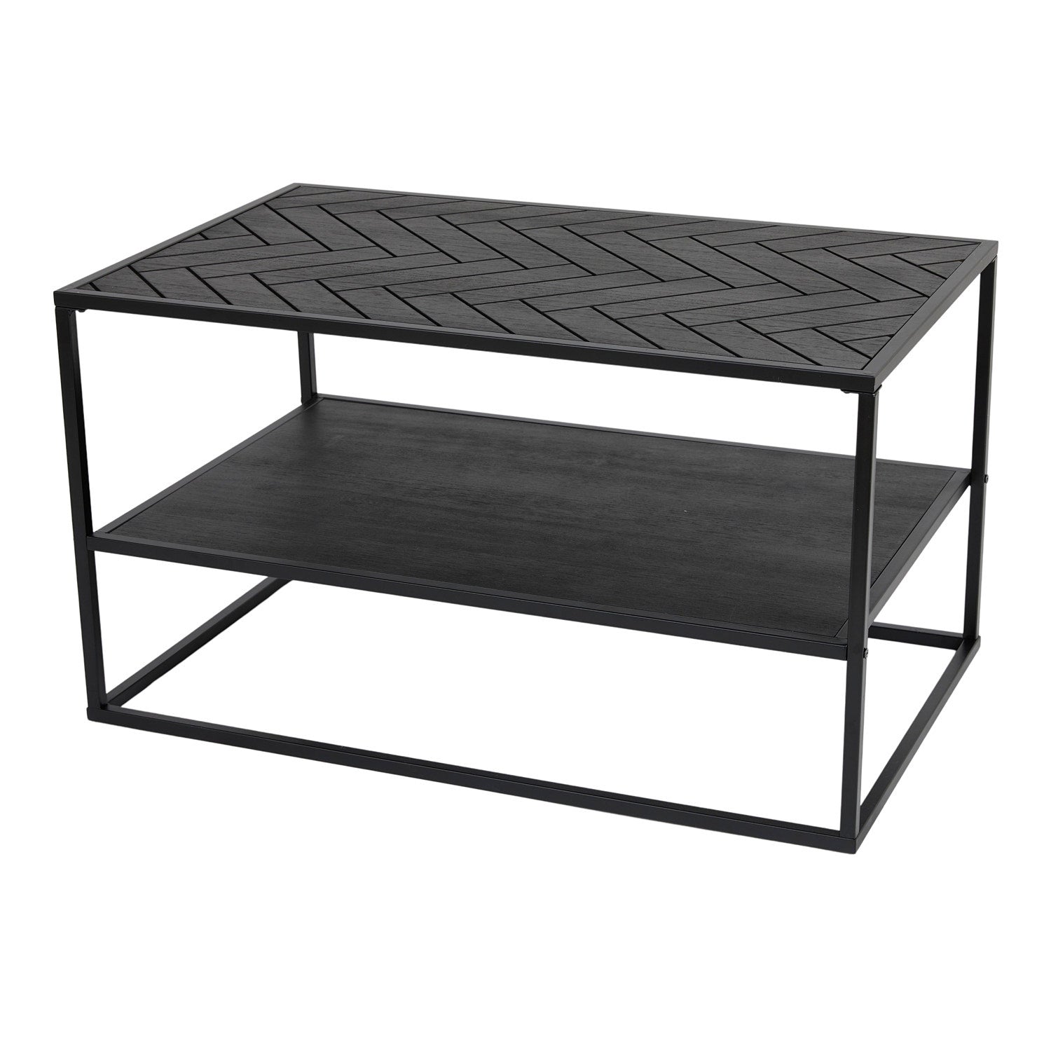 Coffee table - Dijon Herringbone Black