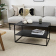 Coffee table - Dijon Herringbone Black