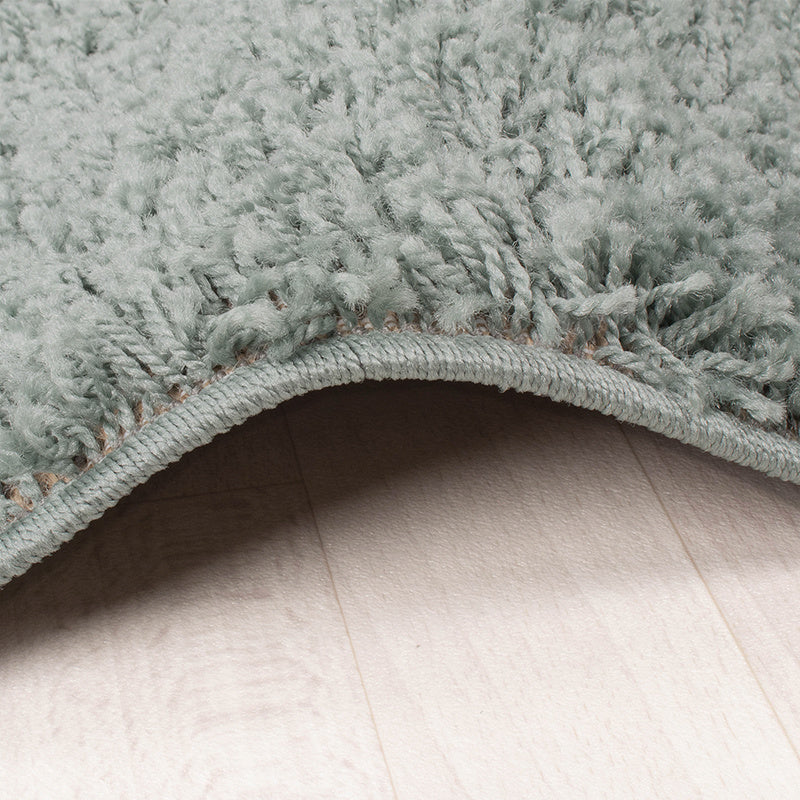 High-pile runner - Solid Blue/Green