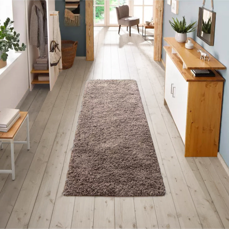 High-pile runner - Solid Taupe