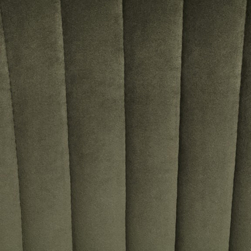 Velvet armchair - Sophie Olive green
