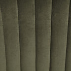 Velvet armchair - Sophie Olive green